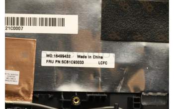 Lenovo 5CB1C93033 COVER UpperCaseASM_EUROENGL82JWBU_RGBW/F