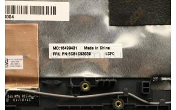 Lenovo 5CB1C93039 C-Cover with keyboard,German,RGB Backlight