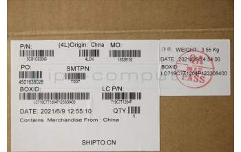 Lenovo 5CB1C93049 COVER Upper CaseASM_NORDICL82JWBU_RGBW/F