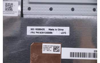Lenovo 5CB1C93066 COVER Upper CaseASM_FRA/ENGL82JWBU_WHW/F