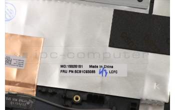 Lenovo 5CB1C93085 C-Abdeckung mit Tastatur, Spanisch, Blau, Weiße Hintergrundbel.