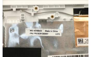 Lenovo 5CB1C93097 C-Cover with keyboard,US English Euro,Storm Grey,Blue Backlight