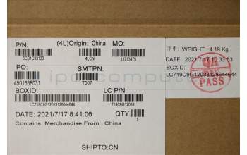 Lenovo 5CB1C93133 COVER Upper Case ASM_UKE L82JSSGw/RGBWRF
