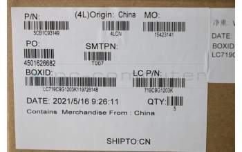 Lenovo 5CB1C93149 COVER Upper Case ASM_RUS L82JSSGw/RGBWRF