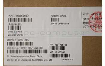 Lenovo 5CB1C93182 COVER Upper Case ASM_SLV L82JS SGw/WHWRF