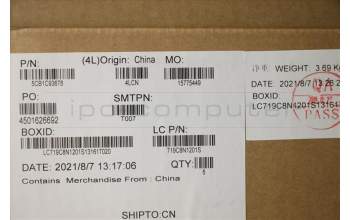 Lenovo 5CB1C93678 COVER Upper Case ASM_USA ENG L82K8 BK