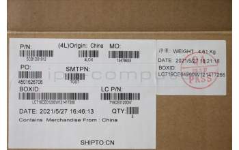 Lenovo 5CB1D01912 COVER UpperCaseASM_EURO ENGL82K0PHABU