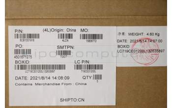 Lenovo 5CB1D01918 C-Cover with keyboard, German, Abyss Blue, Backlight