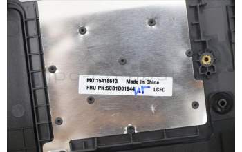 Lenovo 5CB1D01944 C-Cover with keyboard, Portuguese, Iron Grey