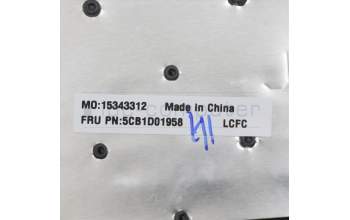 Lenovo 5CB1D01958 COVER Upper Case ASM_BELL82C7IG_TEX_LIPC