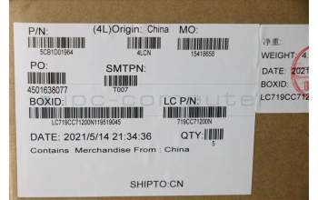 Lenovo 5CB1D01964 COVER Upper Case ASM_BULL82C7IG_TEX_LIPC