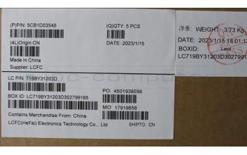 Lenovo 5CB1D03548 COVER Upper Case ASM_BEL L81W1 NFPABLIPC