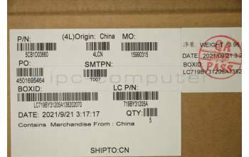 Lenovo 5CB1D03660 COVER Upper Case ASM_ITA L81W1 NFPBKLIPC