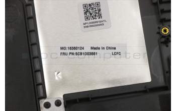 Lenovo 5CB1D03661 COVER Upper Case ASM_SPA L81W1 NFPBKLIPC
