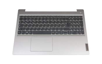 5CB1D03702 original Lenovo keyboard incl. topcase DE (german) grey/silver