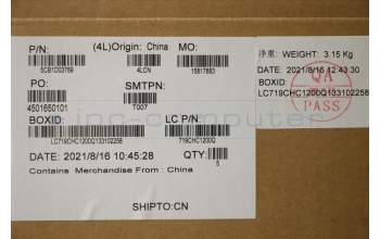 Lenovo 5CB1D03769 COVER Upper Case ASM_ARA L20YM MGR_ML