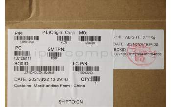 Lenovo 5CB1D03770 COVER Upper Case ASM_BEL L20YM MGR_ML