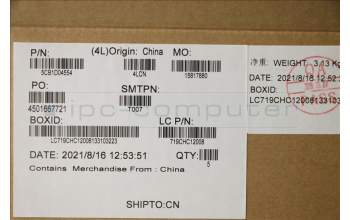Lenovo 5CB1D04554 COVER Upper Case ASM_SLV L20YM MGR_ML