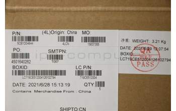 Lenovo 5CB1D04844 COVER Upper Case ASM_THAI L20YN MGR_AD