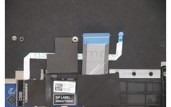 Lenovo 5CB1D04937 C-Cover with keyboard, Nordic, Iron Grey, Backlight, Non-Fingerprint, UK