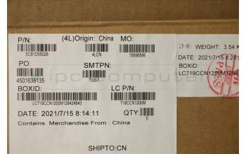 Lenovo 5CB1D05026 C-Cover with keyboard,English,Phantom Blue,RGB Backlight