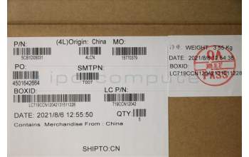 Lenovo 5CB1D05031 COVER Upper Case ASM_FRA L82JH BU RGB