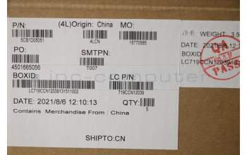 Lenovo 5CB1D05051 COVER Upper Case ASM_TUR L82JH BU RGB