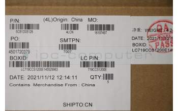 Lenovo 5CB1D05128 COVER Upper Case ASM_FRA/ENG L82K6 GY