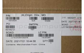 Lenovo 5CB1D05238 C-Cover with keyboard,German,Slate Grey,RGB Backlight