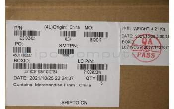 Lenovo 5CB1D05432 COVER Upper Case ASM_HUN L82JD STw/BUWRF