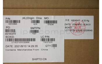 Lenovo 5CB1D09625 COVER UpperCaseASM_USAENGL82JFSGw/RGBWRF