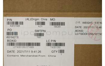 Lenovo 5CB1D10906 COVER Upper Case ASM_USA ENG L82JK BURGB