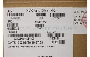 Lenovo 5CB1D10925 COVER Upper Case ASM_THAI L82JK BU RGB