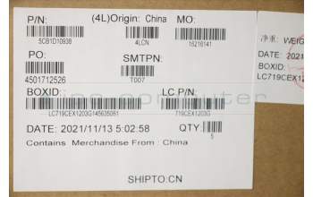 Lenovo 5CB1D10938 COVER Upper Case ASM_USA ENG L82JK BU WH