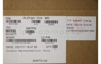 Lenovo 5CB1D10939 COVER Upper Case ASM_FRA L82JK BU WH