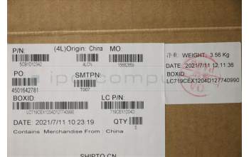 Lenovo 5CB1D12342 COVER Upper Case ASM_JPN L82JK BU WH