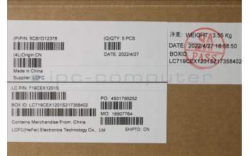 Lenovo 5CB1D12378 COVER Upper Case ASM_POR L82JK SG BU