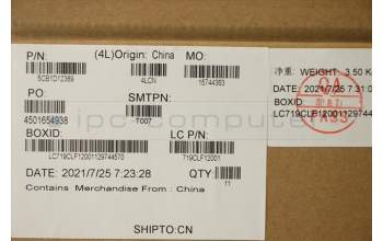 Lenovo 5CB1D12389 COVER Lower Case L 82NJ SG W/GRAPHITE