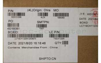 Lenovo 5CB1D12396 COVER Upper Case ASM_ITA L82N7 SG