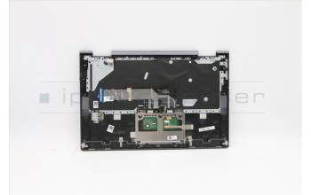 Lenovo 5CB1D12420 C-Cover with keyboard, French, Slate Grey