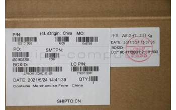 Lenovo 5CB1D12420 C-Cover with keyboard, French, Slate Grey