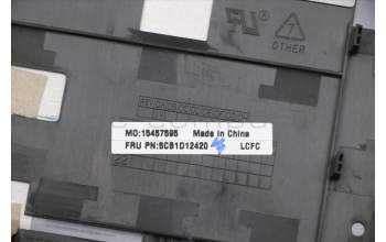 Lenovo 5CB1D12420 C-Cover with keyboard, French, Slate Grey