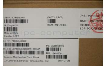 Lenovo 5CB1D12467 COVER Upper Case ASM_FRA L82NL HY56F