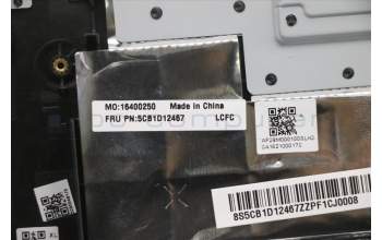 Lenovo 5CB1D12467 COVER Upper Case ASM_FRA L82NL HY56F