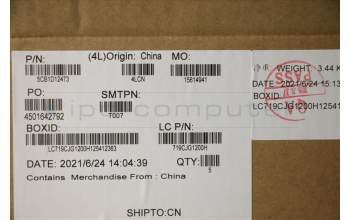 Lenovo 5CB1D12473 COVER Upper Case ASM_HUN L82NL HY56F