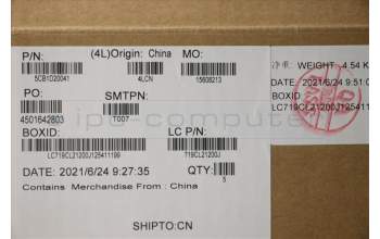 Lenovo 5CB1D20041 COVER Upper Case ASM_TUR L82JM PHA_BU