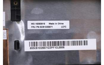 Lenovo 5CB1D20071 COVER Upper Case ASM_THAI L82JN PHA_BU
