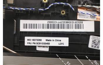 Lenovo 5CB1D33483 COVER Upper Case ASM_SPA L82M8 GY BL