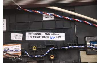 Lenovo 5CB1D33490 C-Abdeckung mit Tastatur, Englisch (US, Euro), grau, Ohne_Hintergrundbeleuchtung