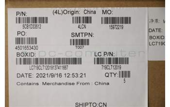 Lenovo 5CB1D33512 COVER Upper Case ASM_GER L82M8 SD BL